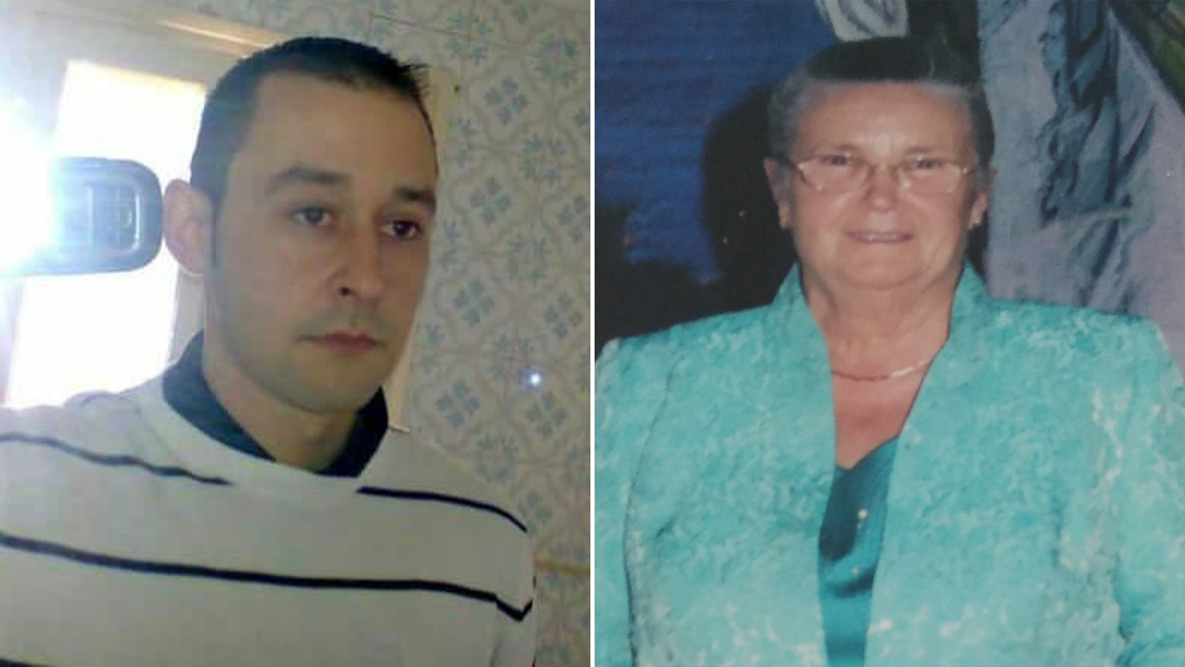 A la izquierda, el presunto asesino. A la derecha, la víctima.