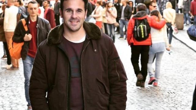 David, el joven profesor de natación de 33 años.