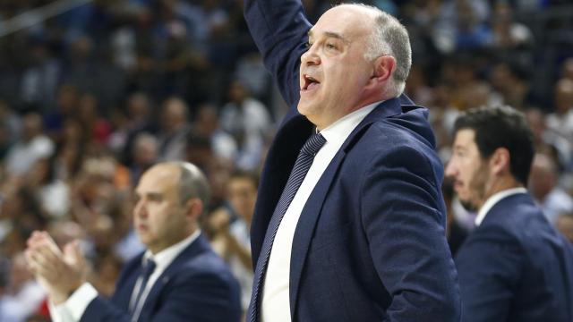 Pablo Laso, en el duelo ante el Barcelona