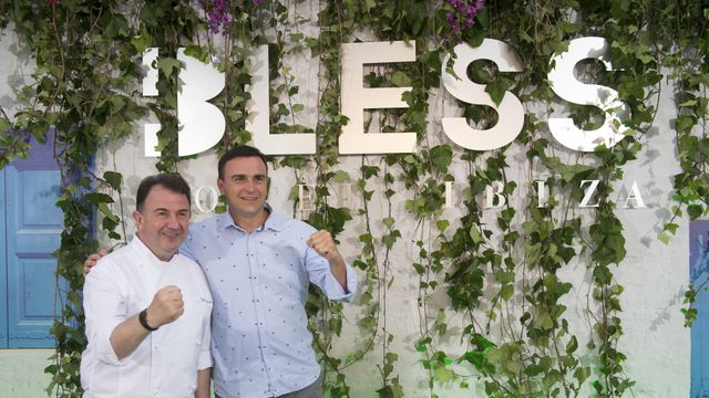 Martín Berasategui en la inauguración de Bless Hotel Ibiza