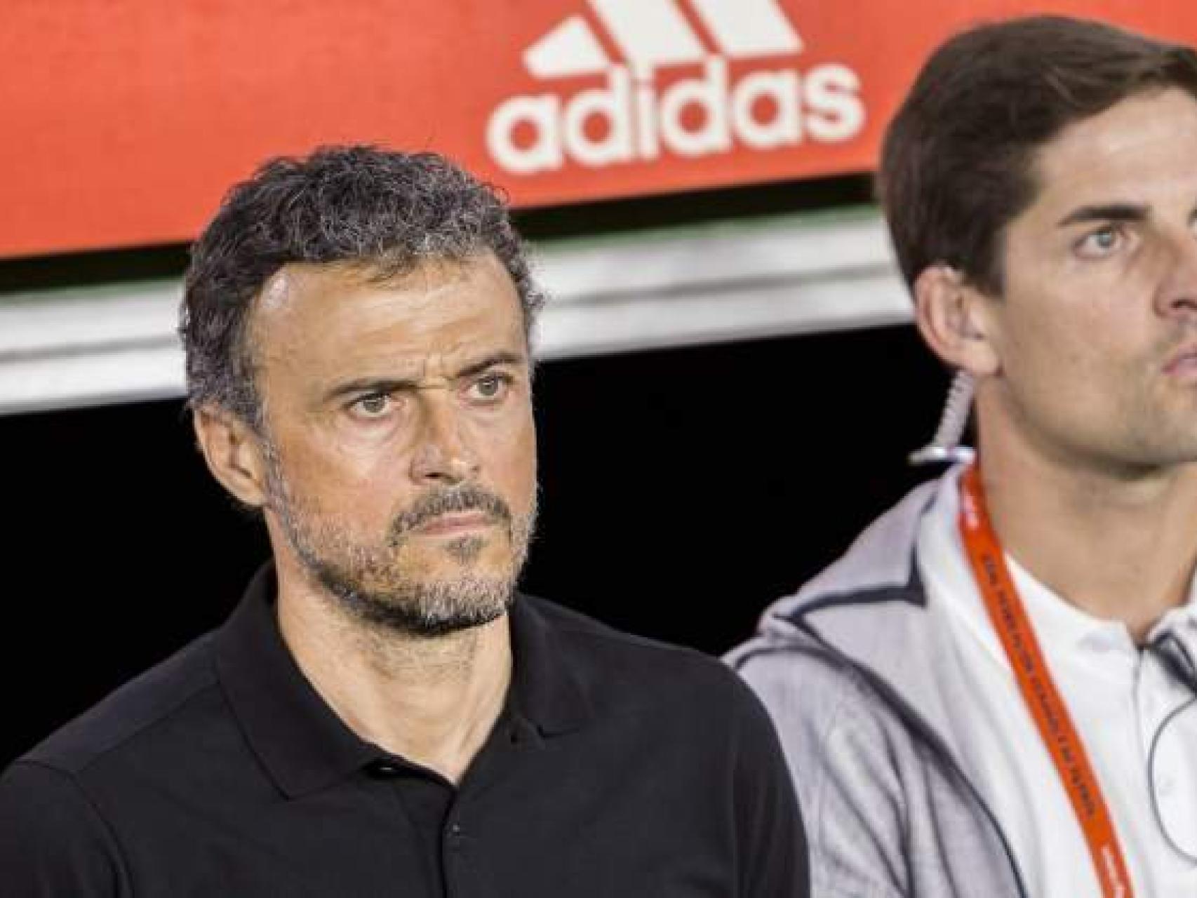 Luis Enrique y Robert Moreno