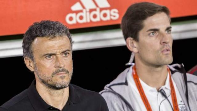 Luis Enrique y Robert Moreno