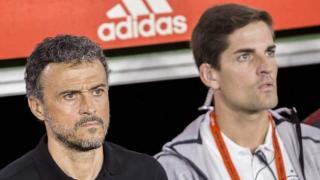 Luis Enrique y Robert Moreno