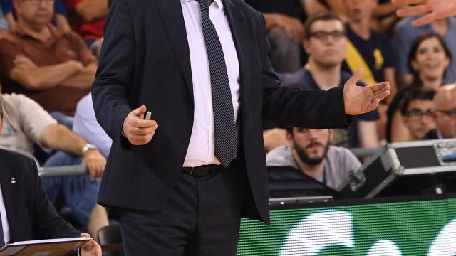Pablo Laso ante el Barcelona