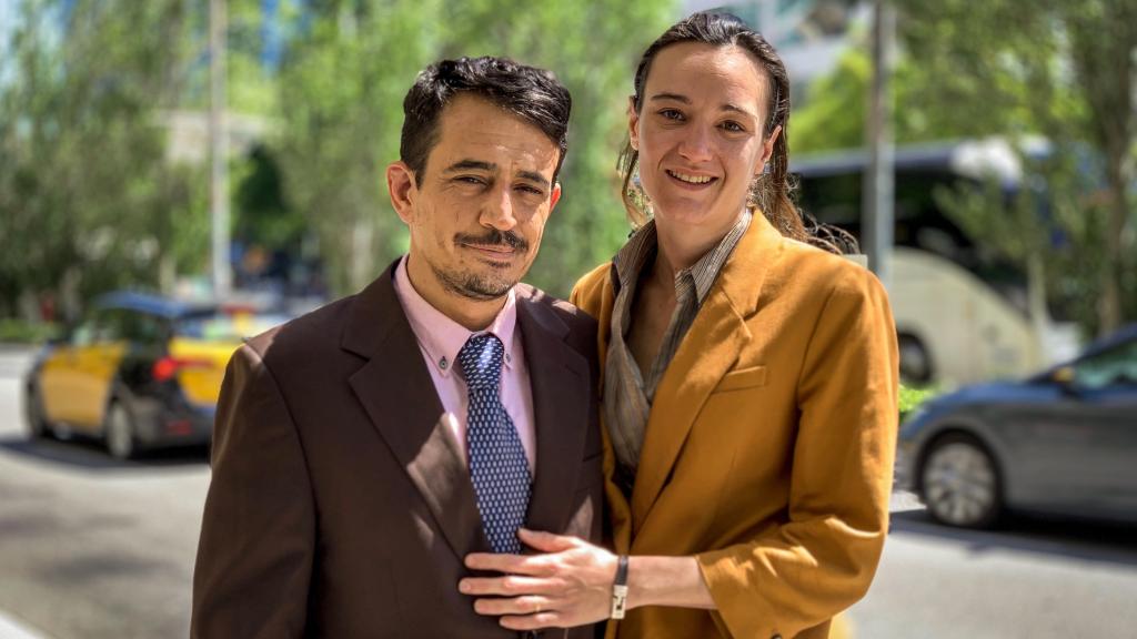 Simón Pérez y Silvia Charro en una entrevista con EL ESPAÑOL en 2019.