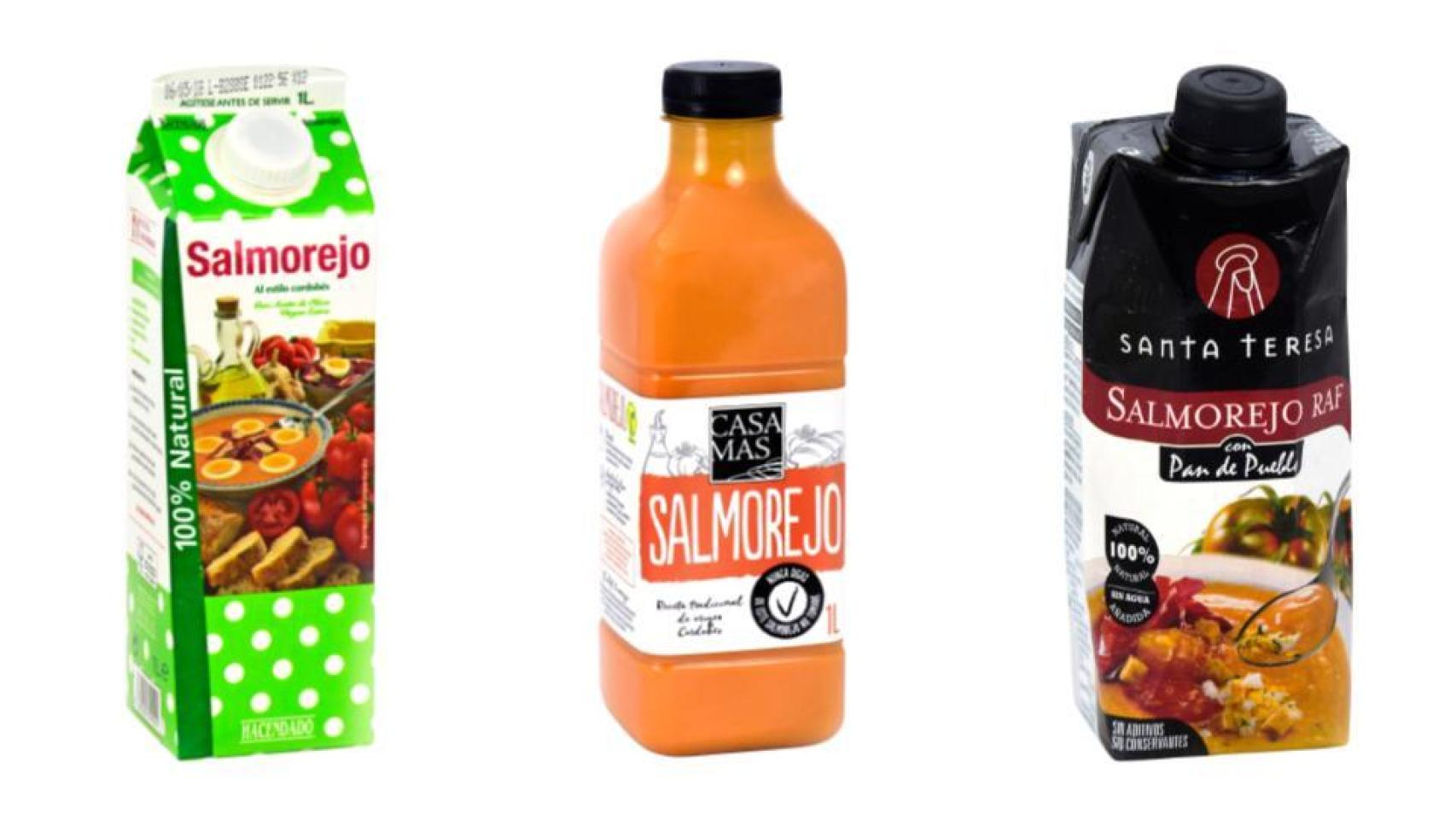 Algunos de los salmorejos con más calorías