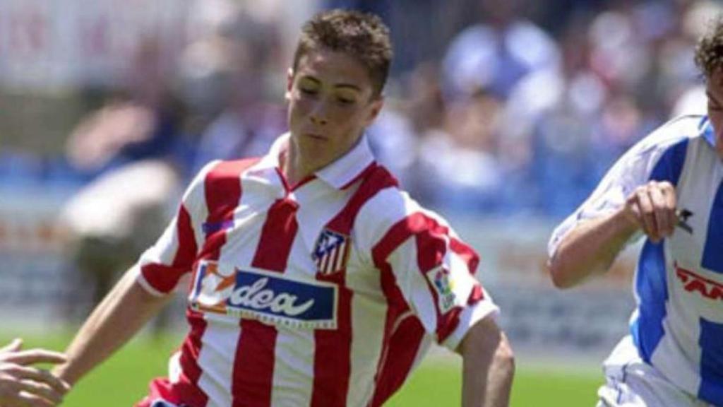 El debut de Fernando Torres con el Atlético de Madrid