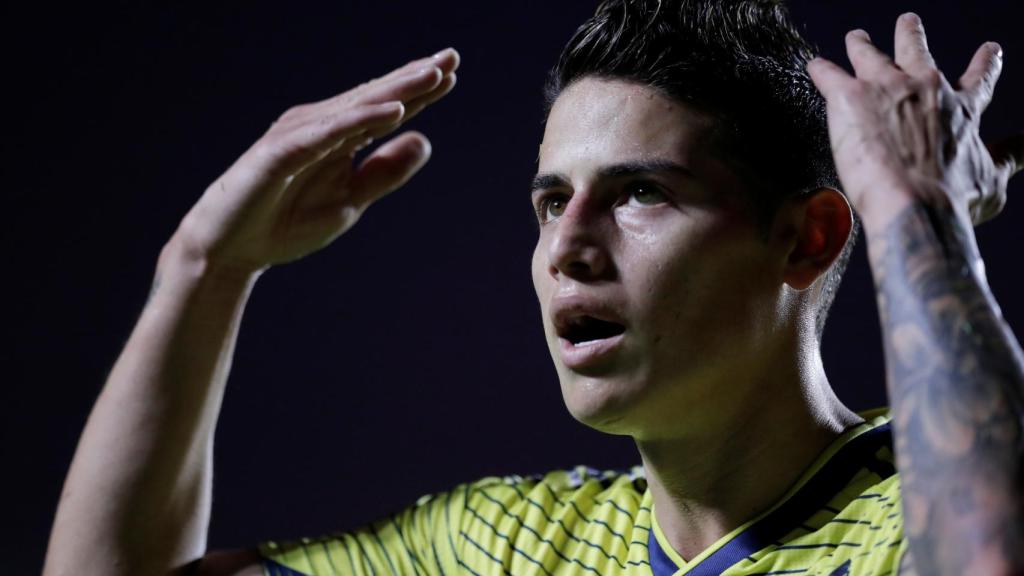 James Rodríguez, con Colombia