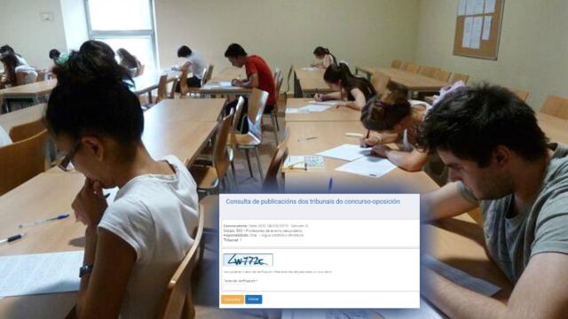 Pruebas escritas de las oposiciones para docente.