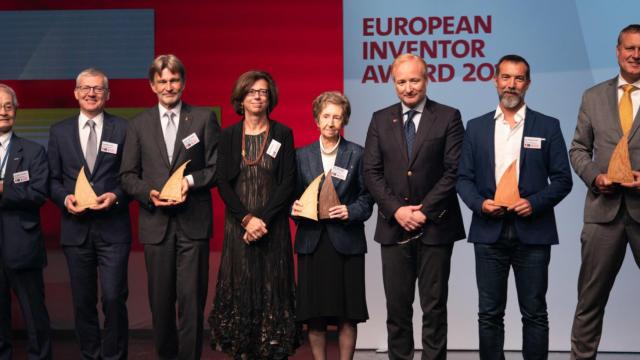 Los galardonados por la EPO.