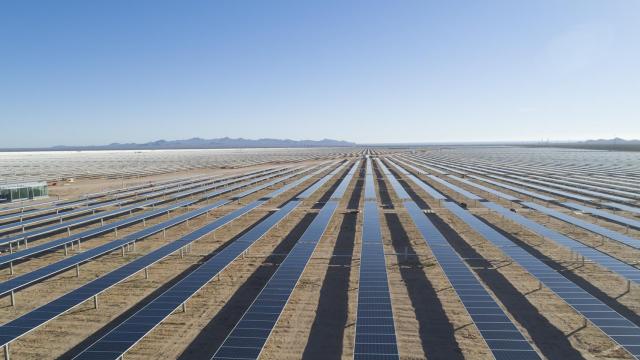 La planta fotovoltaica de Puerto Libertad, en México.