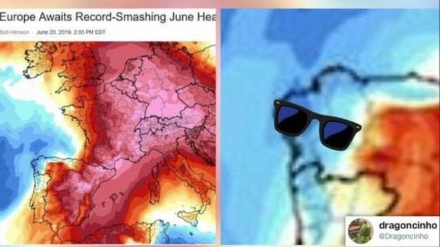 Los mejores memes y bromas sobre A Coruña salvada de la ola de calor
