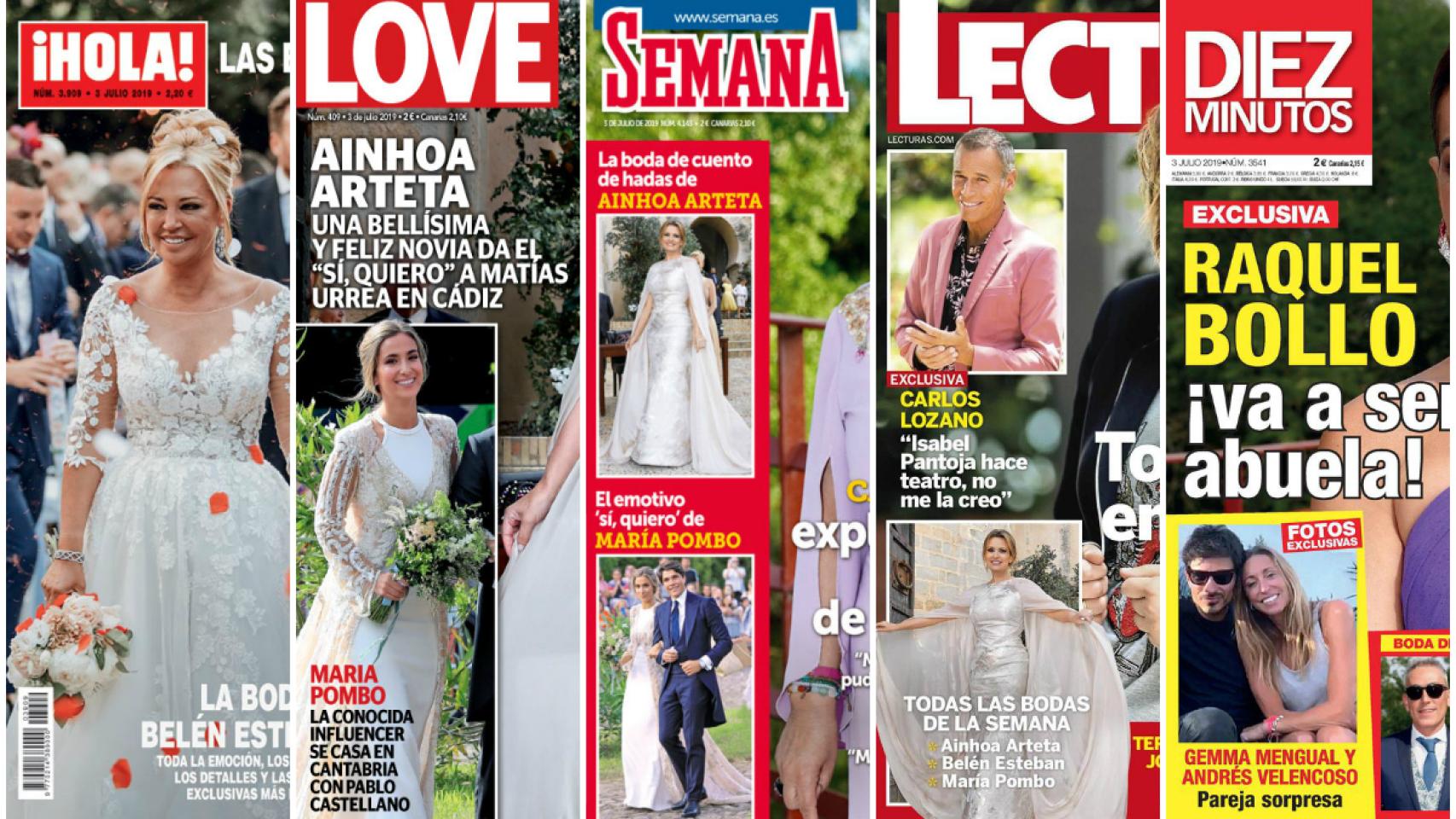 Estas son las revistas de este miércoles.