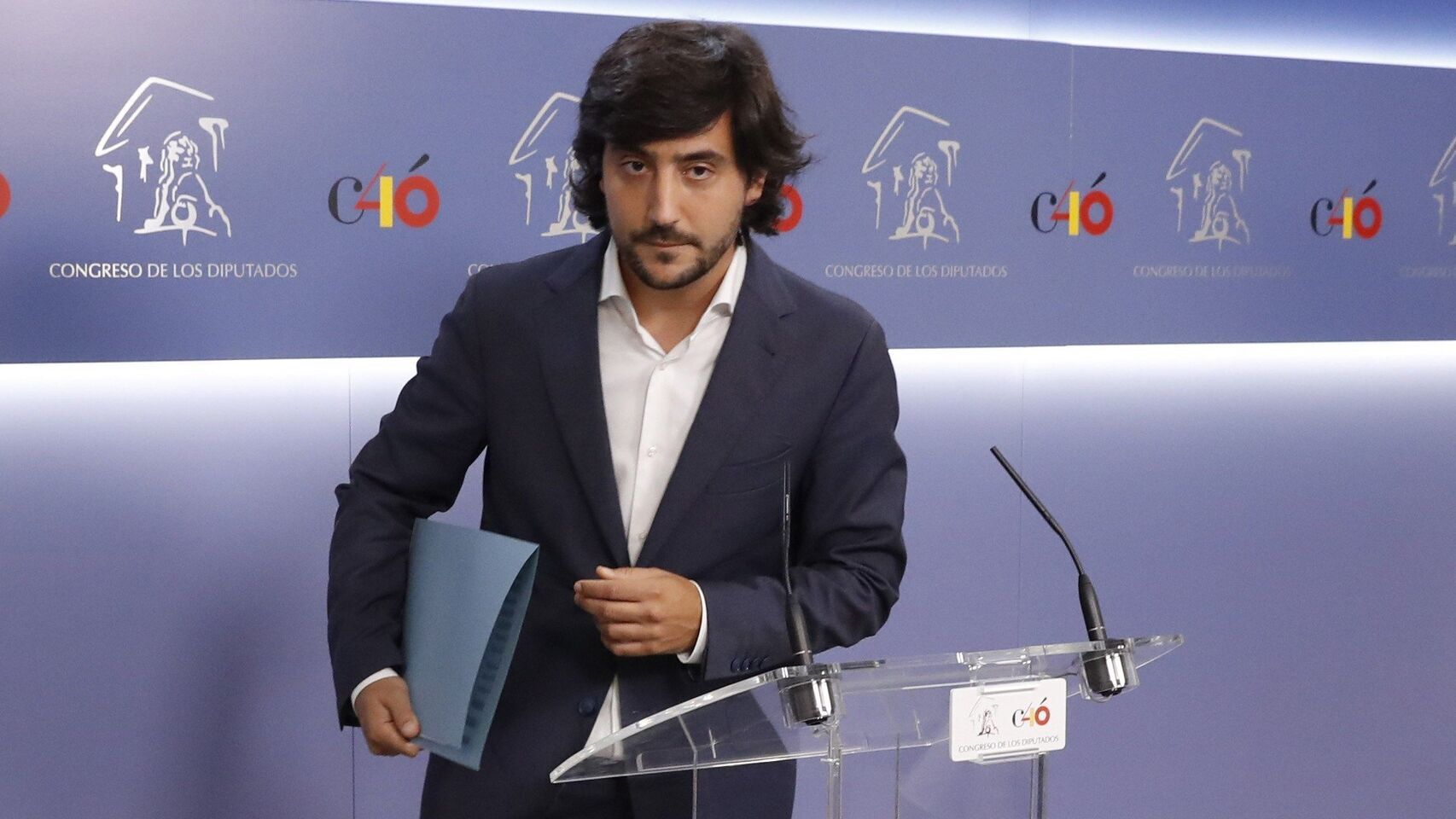 Toni Roldán, en el Congreso de los Diputados.