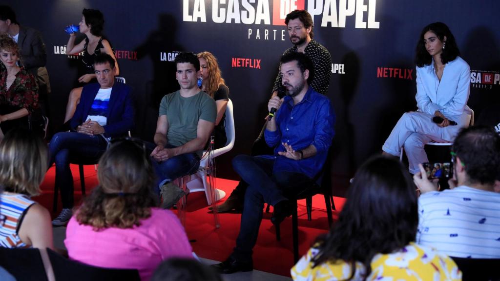 Presentación de la tercera temporada de la 'La Casa de Papel'.