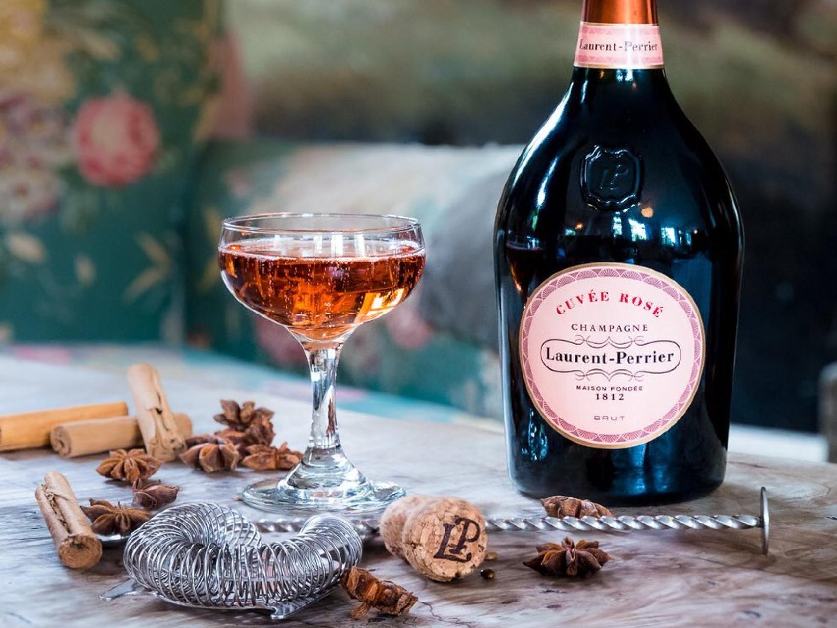 Cuvée Rosé de Laurent-Perrier, el champán rosado más famoso del mundo.