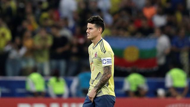 James Rodríguez, tras caer eliminado en la Copa América con Colombia