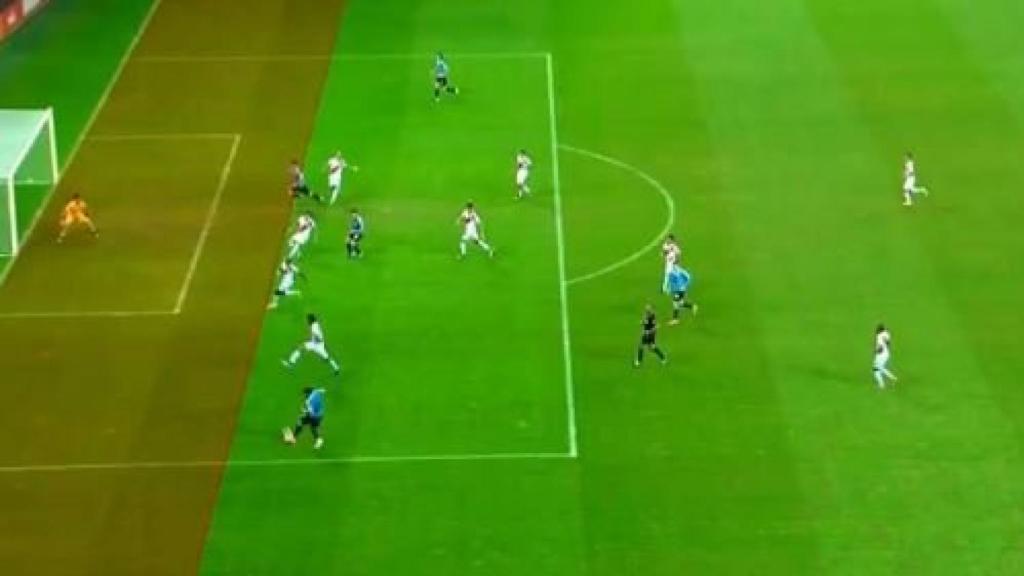 El tercer gol anulado a Uruguay