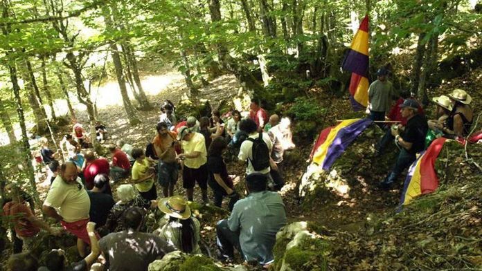 Imagen de archivo de un acto de homenaje de Pozo Grajero