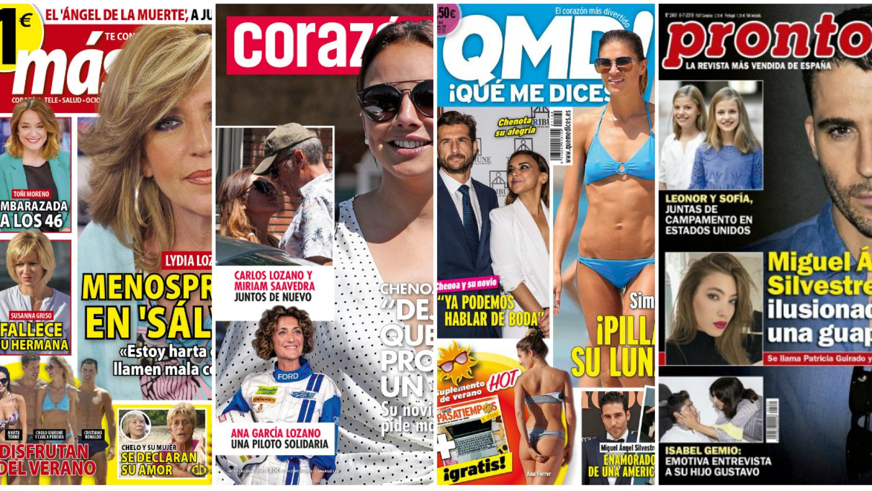 Estas son las revistas de este lunes.