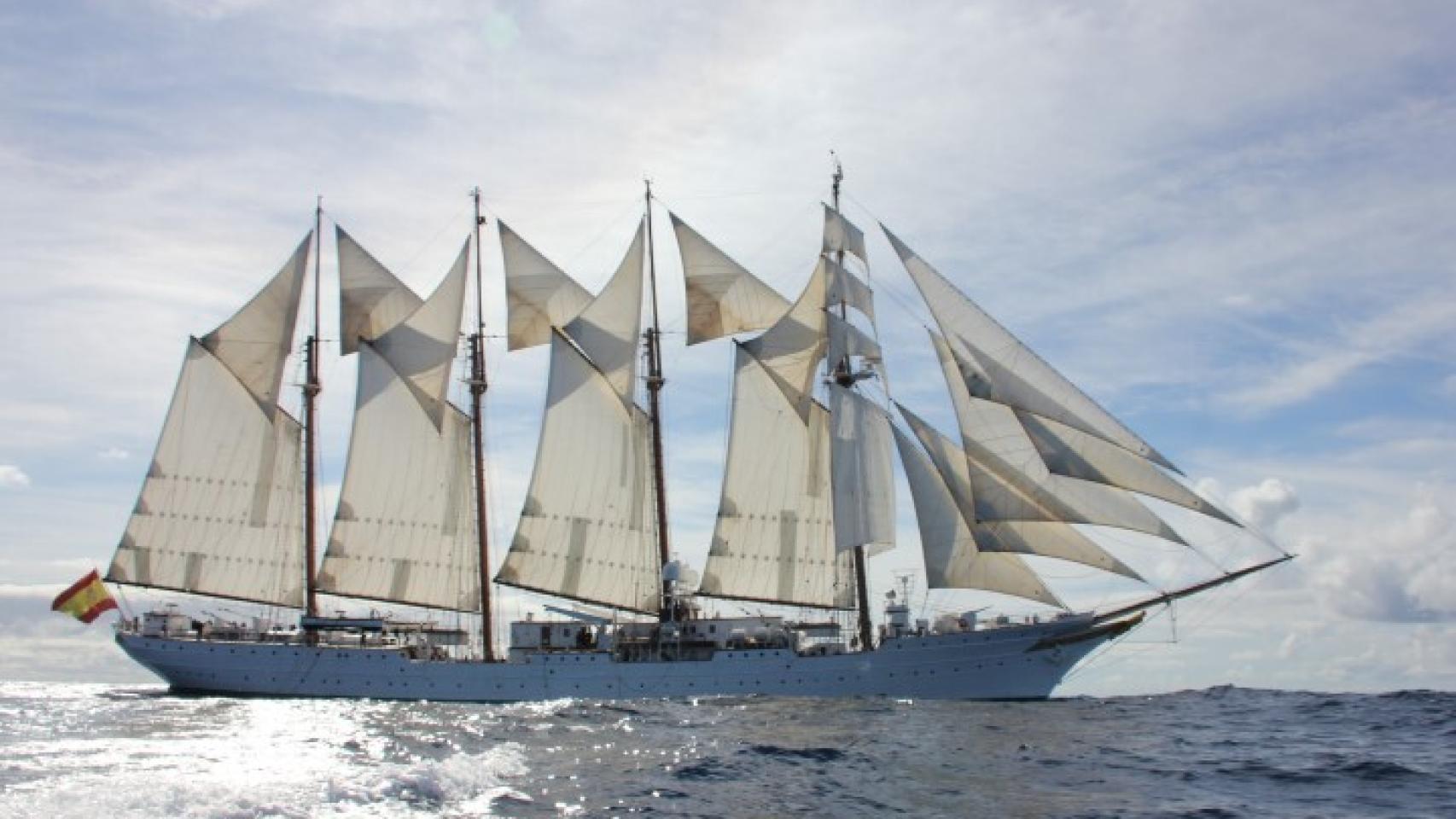 El 'Juan Sebastián Elcano'.