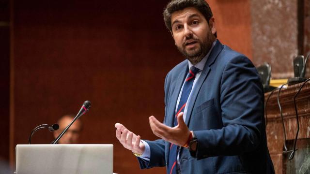 Fernando López Miras, candidato del PP a la Presidencia de la Región de Murcia.