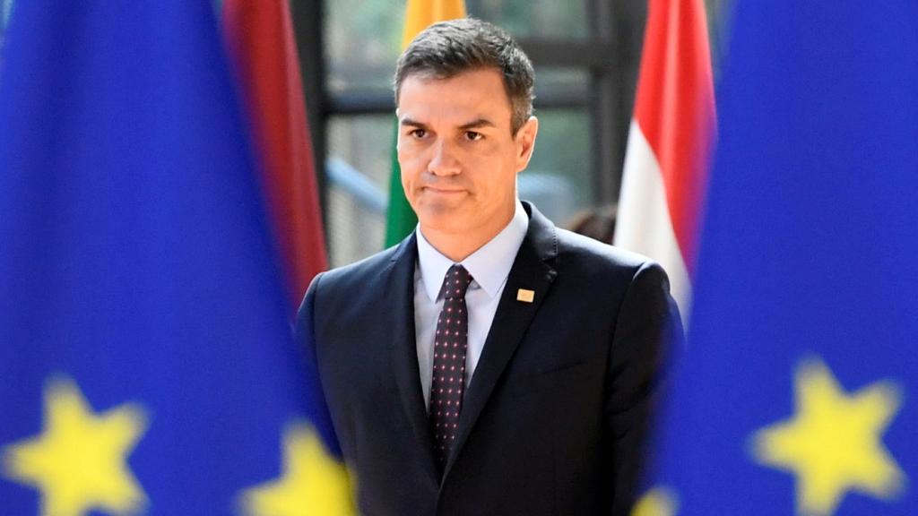 Pedro Sánchez, presidente del Gobierno, a su llegada a una cumbre del Consejo Europeo, en Bruselas.