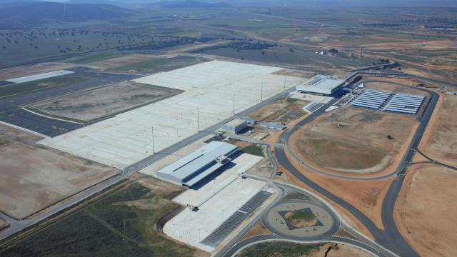 Vista aérea del aeropuerto de Ciudad Real.