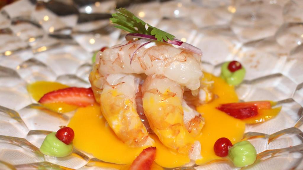 Un ceviche de temporada en El de Alberto.