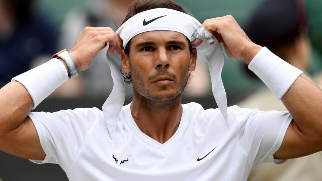 Rafa Nadal, en Wimbledon 2019
