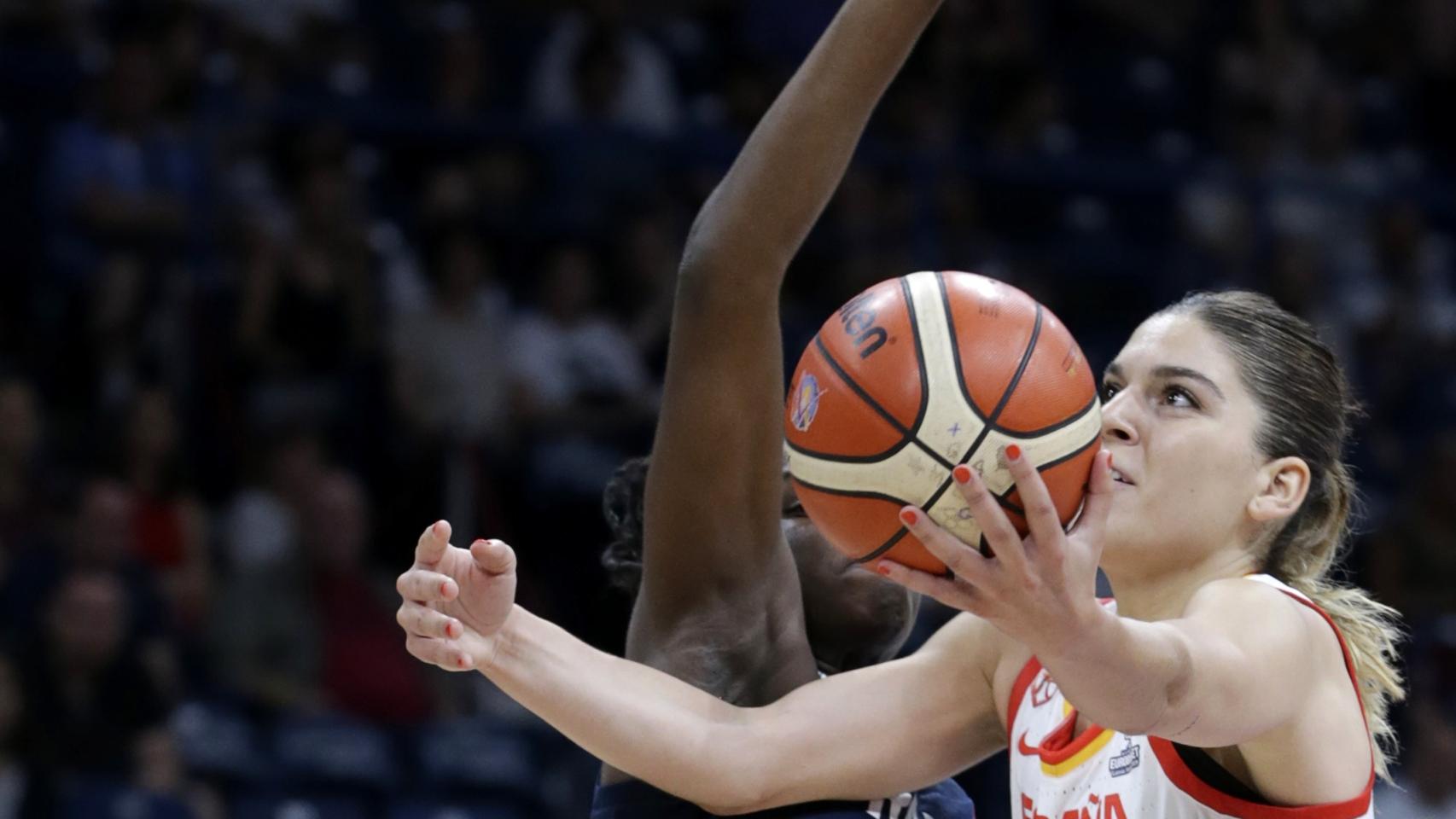 Marta Xargay, en un momento del partido