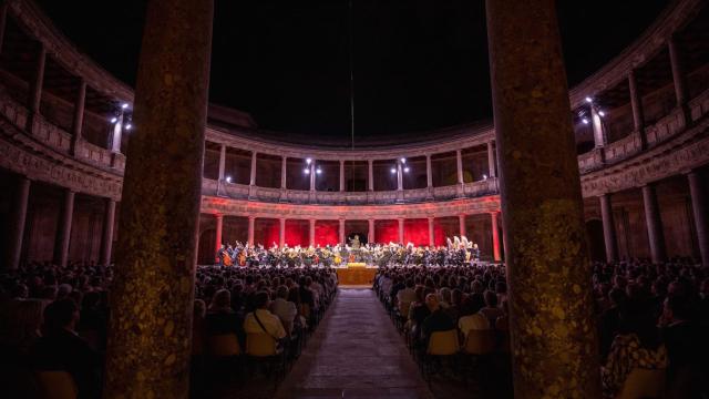 Actuación de la Orchestre de Paris con Pablo Heras-Casado, también director del Festival de Granada.