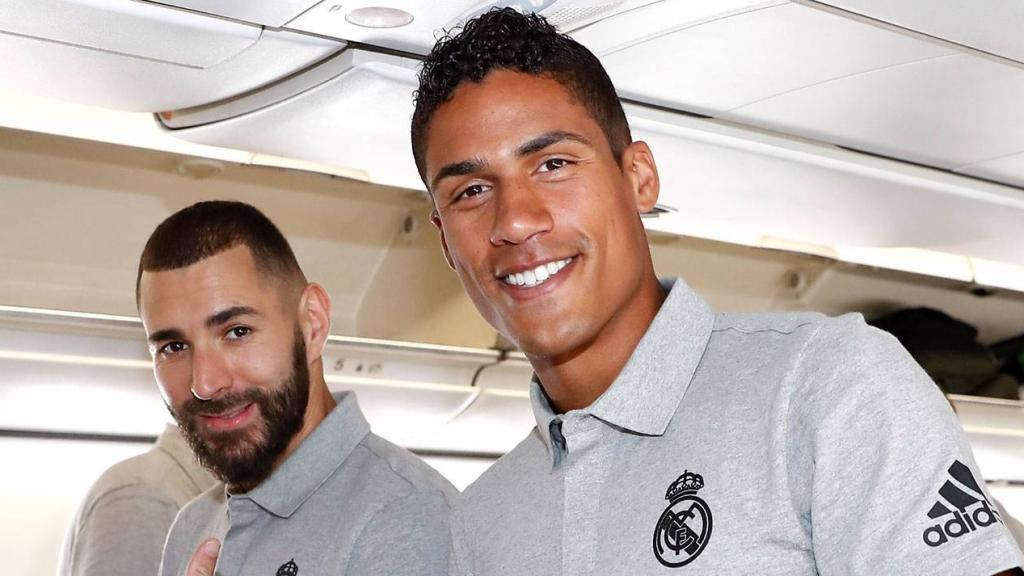 Benzema y Varane rumbo a Canadá