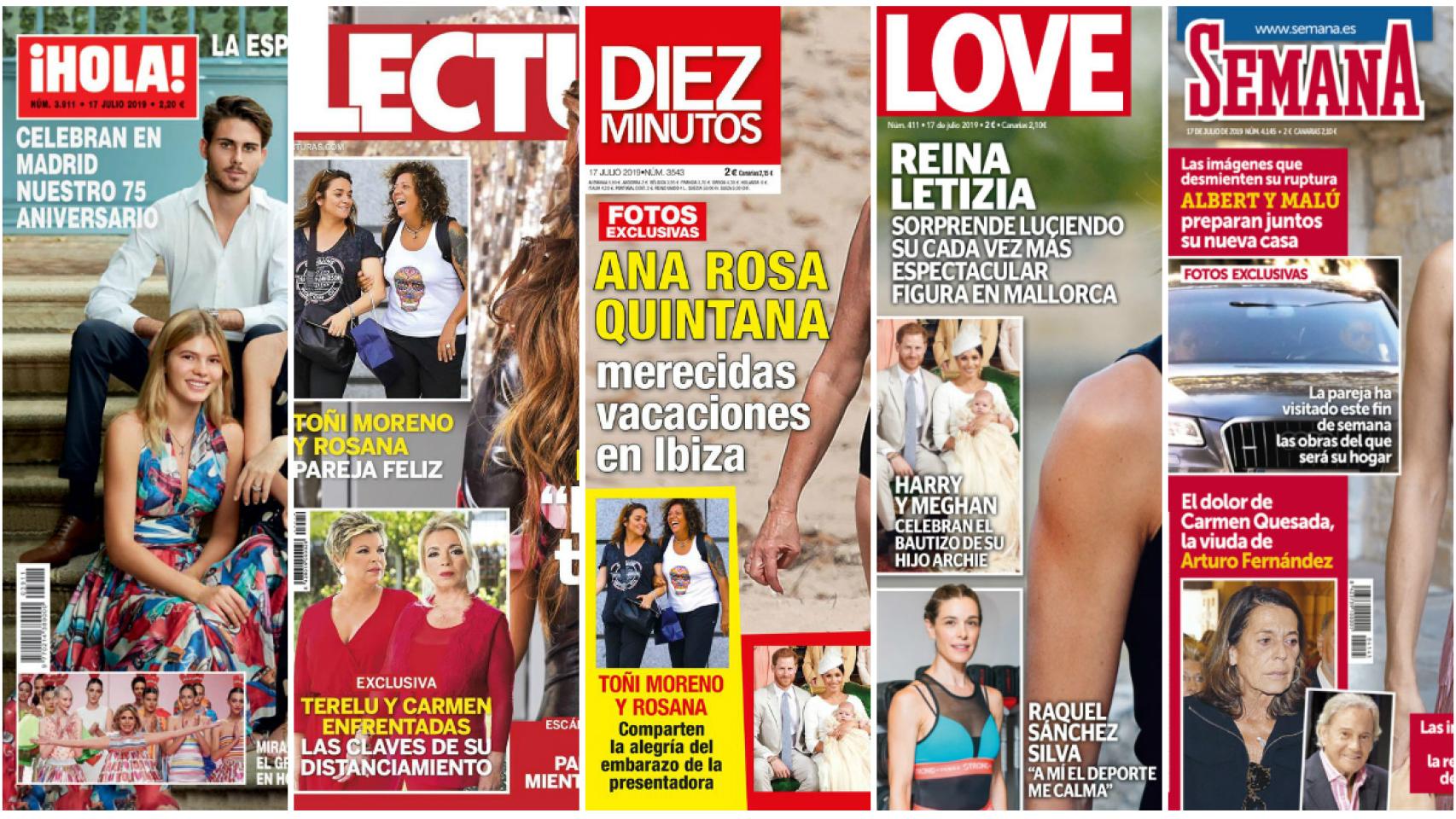 Estas son las revistas de este miércoles.