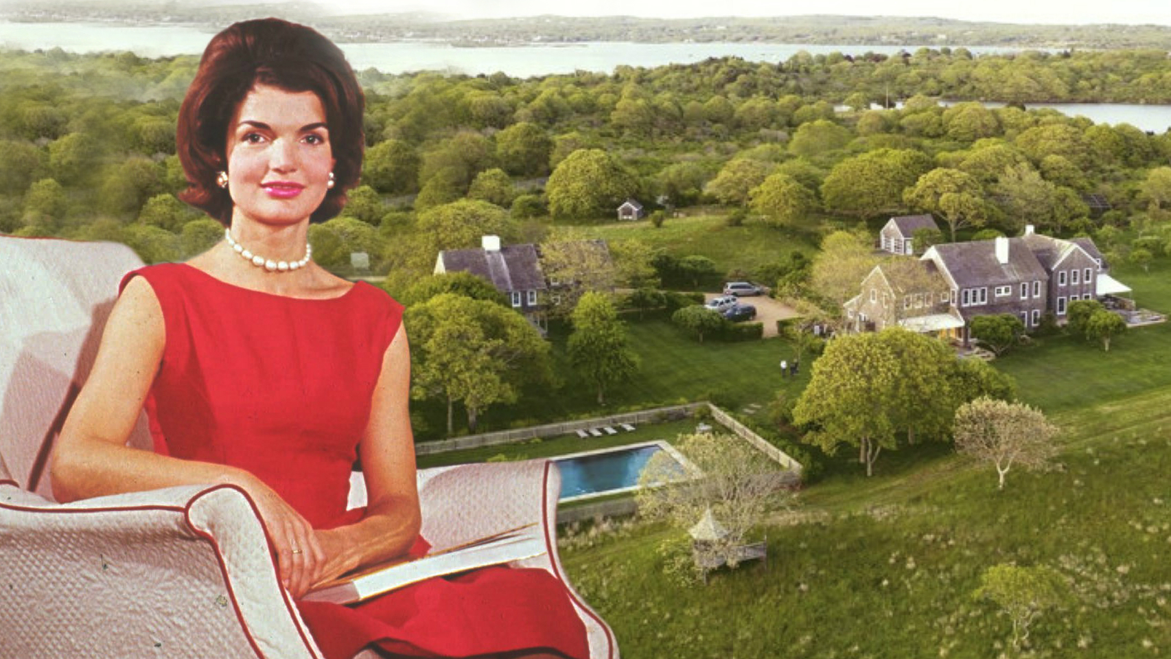 Jackie y John Fitzgerald Kennedy pasaban los veranos en esta gran vivienda.