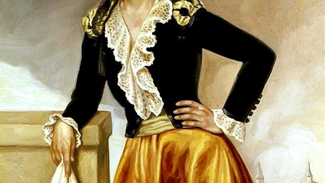 Manuela Malasaña, retratada por José Luis Villar Rodríguez de Castro .