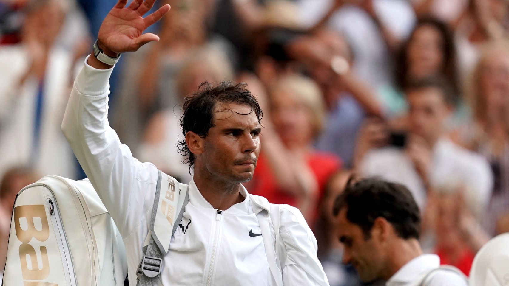 Nadal tras perder contra Federer