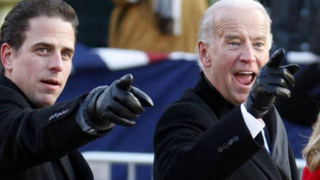 Hunter y Joe Biden en una imagen de archivo.