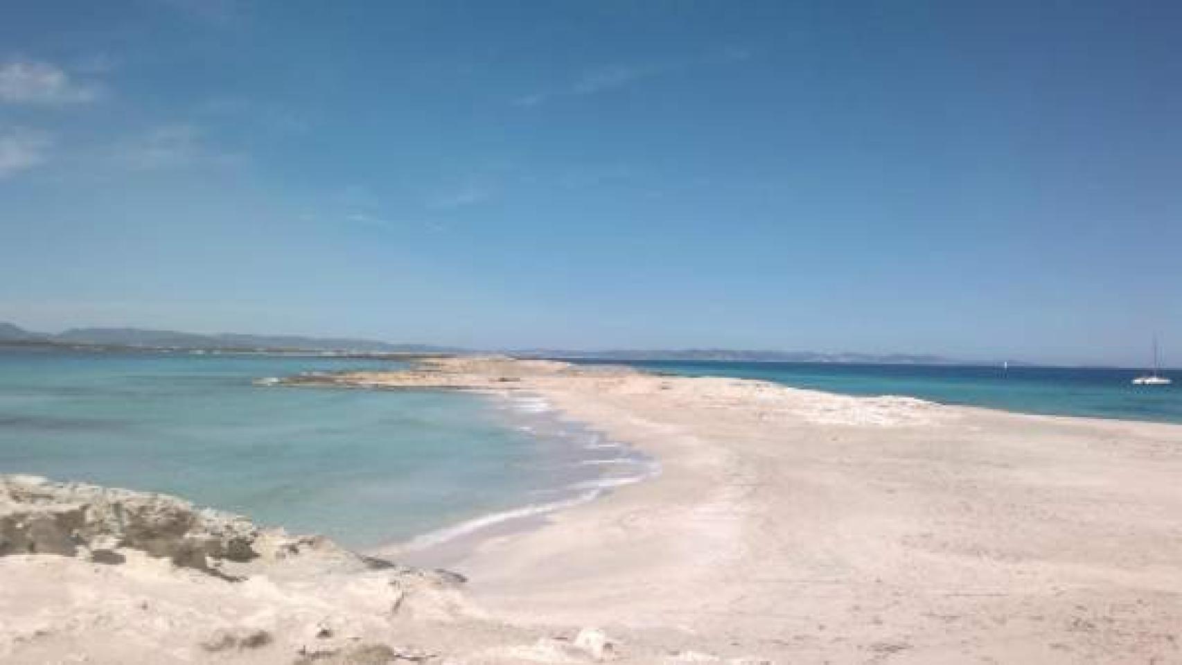 Playa de Ses Illetes, en Formentera.