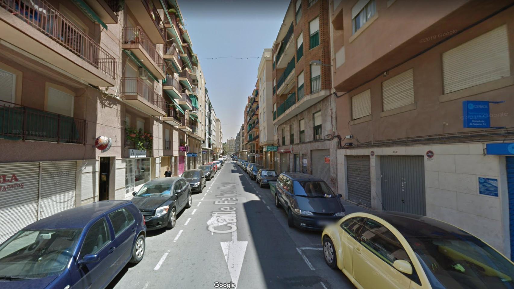 La calle donde ocurrieron los hechos.