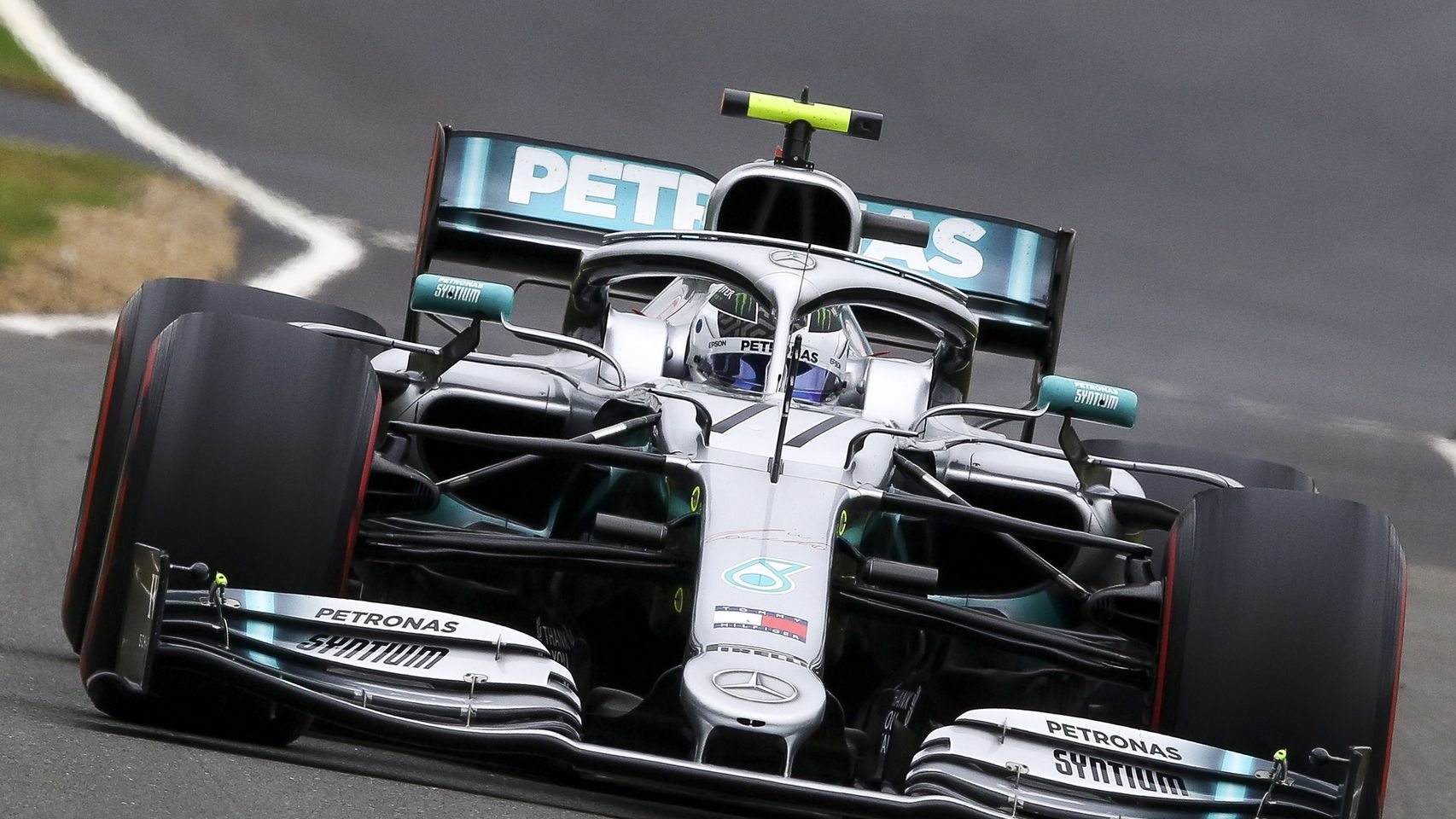 Bottas durante el Gran Premio de Gran Bretaña