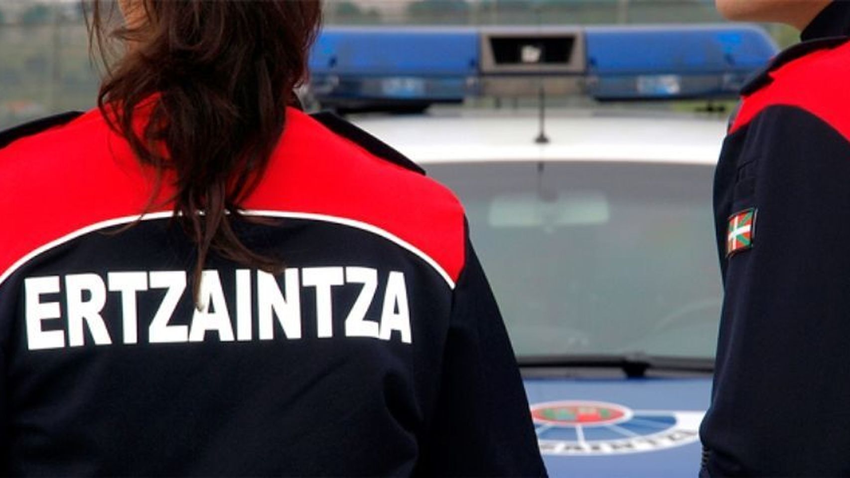 Efectivos de la Ertzaintza.