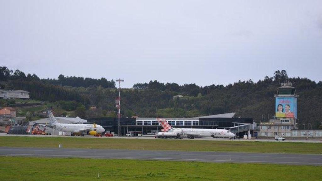 El aeropuerto de Alvedro en A Coruña