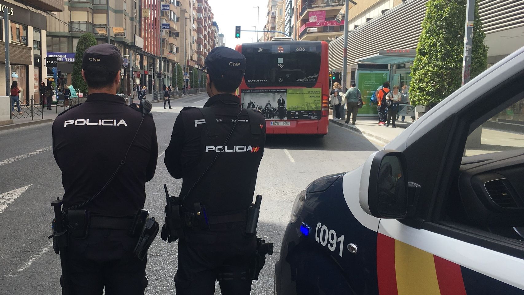 Agentes de Policía Nacional en una imagen de archivo.