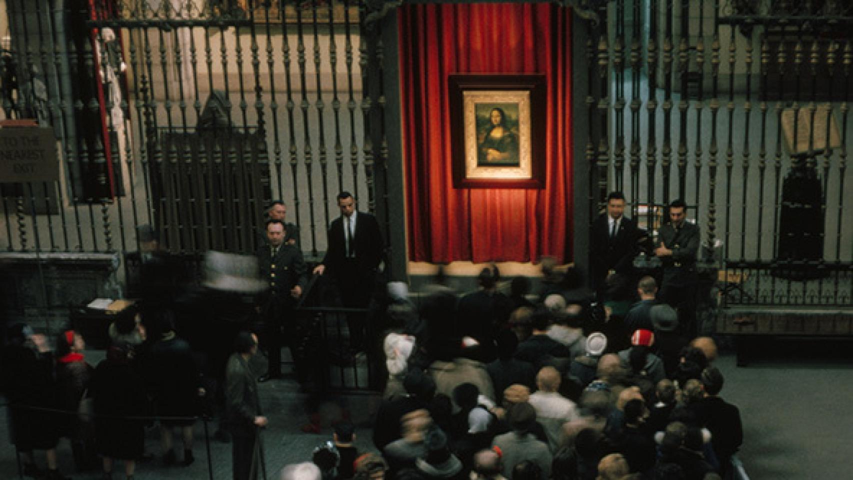 La Mona Lisa en la National Gallery de Washington.