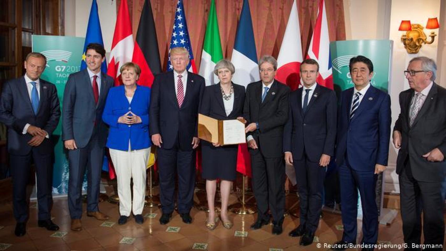 Miembros del G-7.