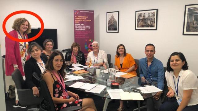 Maria Pilar Pérez Ordoño, en el círculo rojo.