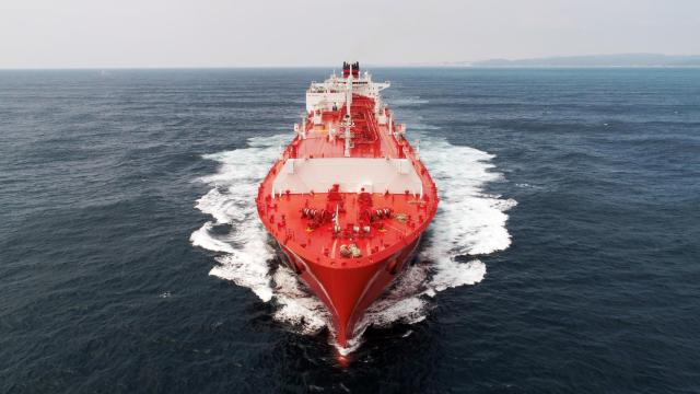 El Adriano Knutsen, el metanero fletado por Endesa.
