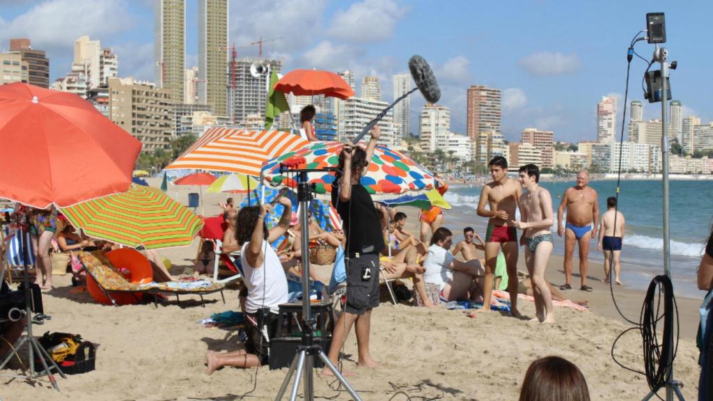Imagen de rodaje en Benidorm (RTVE).