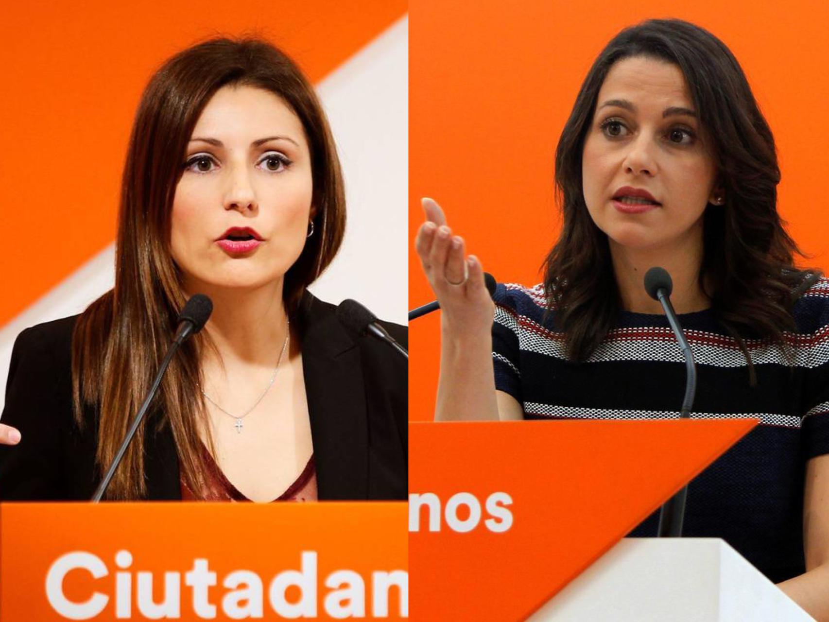 Lorena Roldán e Inés Arrimadas.